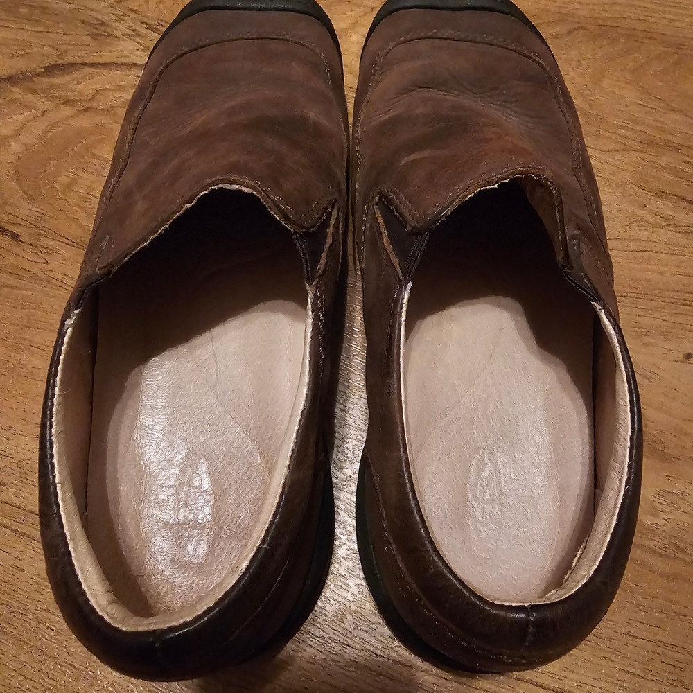 Keen Presidio II Brown Leather Slip On Loafers Mens 9.5 1459-TOBC - Picture 3 of 8